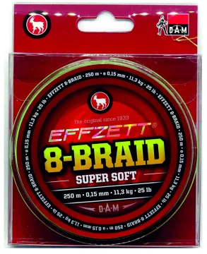 DAM EFFZETT 8-BRAID / Super Soft / 125M oder 250M Spule