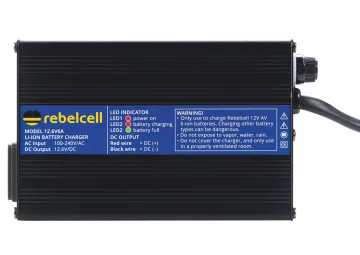 Rebelcell Ladegerät 12,6V 6A Li-Ion (12V18AV Akku)
