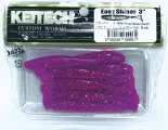 KEITECH Easy Shiner 3" LT 33 Purple Chameleon /Silver FLK Gummifisch